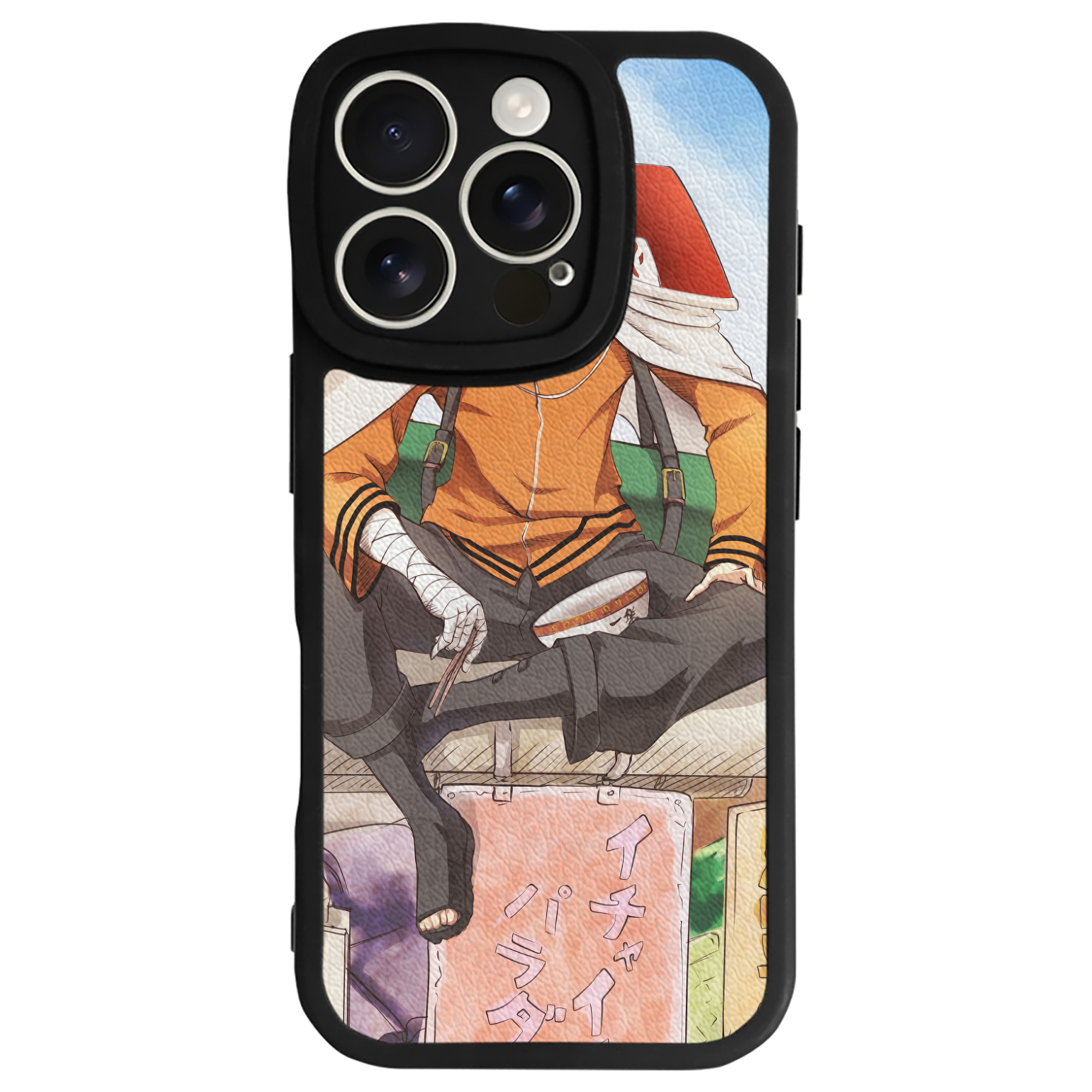 （画像用） NARUTO -ナルト- NARUTO -ナルト- 疾風伝 【iPhone 16シリーズ対応】シリコンスマホケース（レザー調） 材質：シリコン